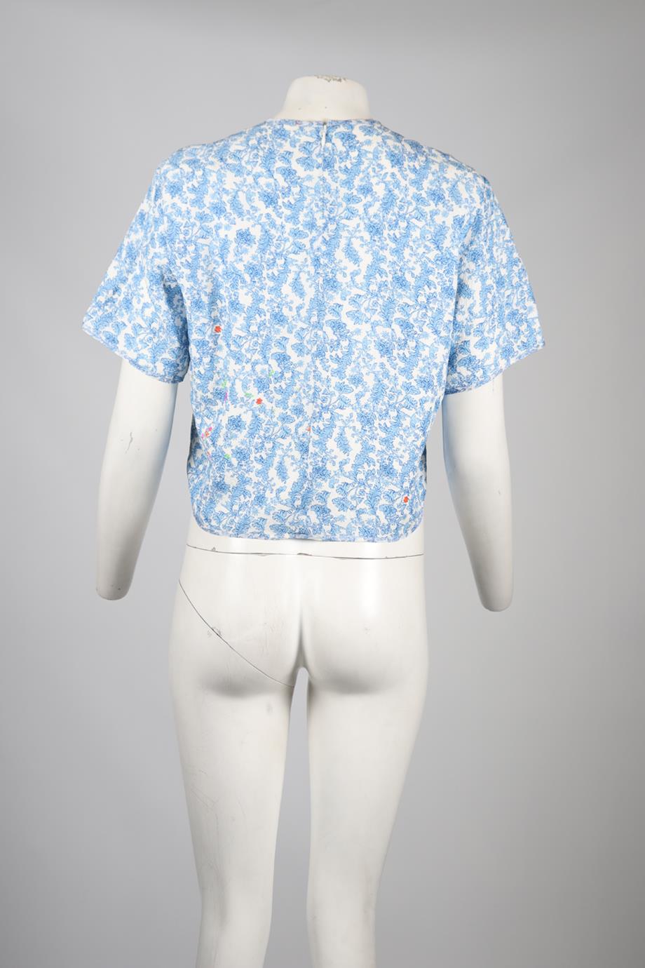 PREEN BY THORNTON BREGAZZI SILK BLEND TOP SMALL