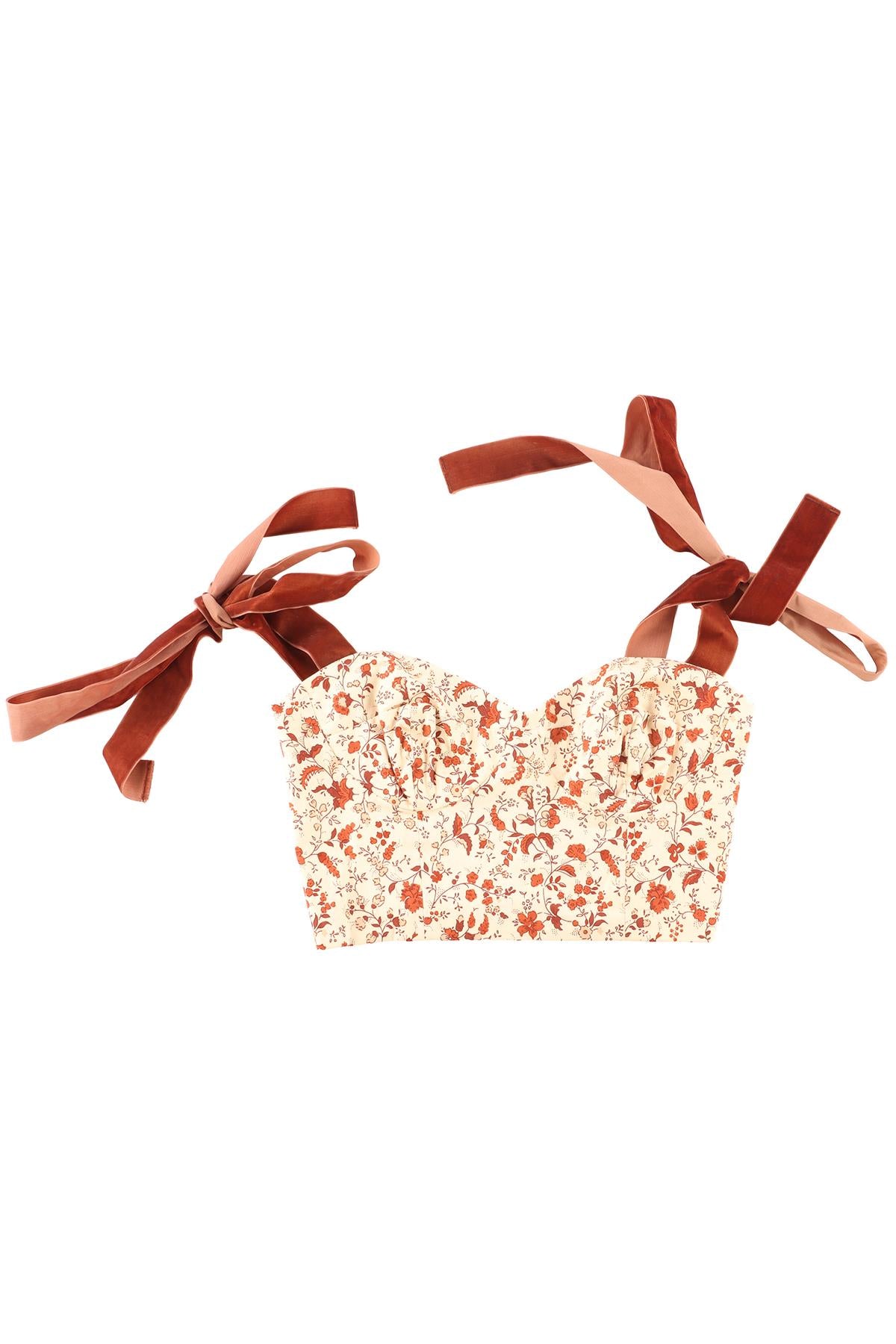 REFORMATION + KACEY MUSGRAVES MULTI COTTON TOP US 2 UK 6