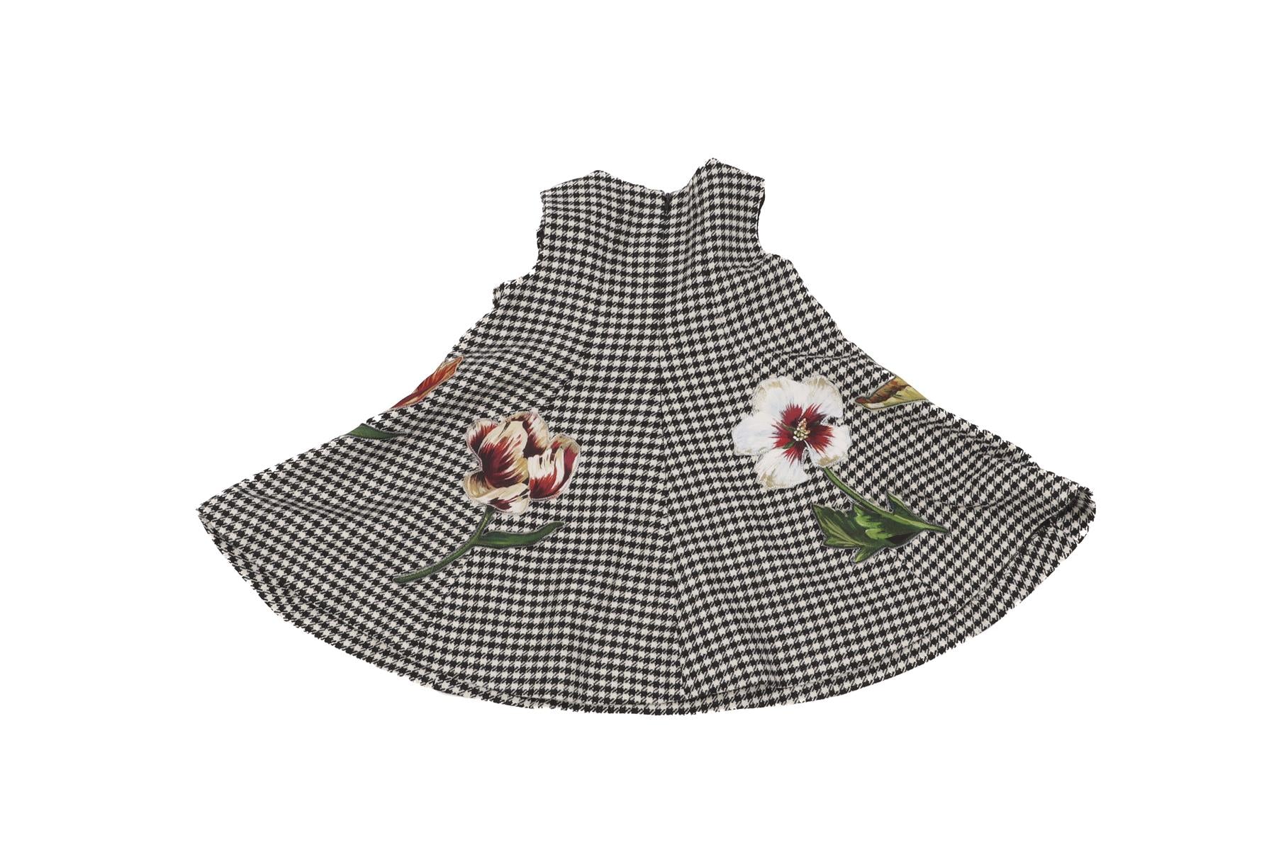 DOLCE & GABBANA BLACK BABY GIRLS DRESS 12-18 MONTHS