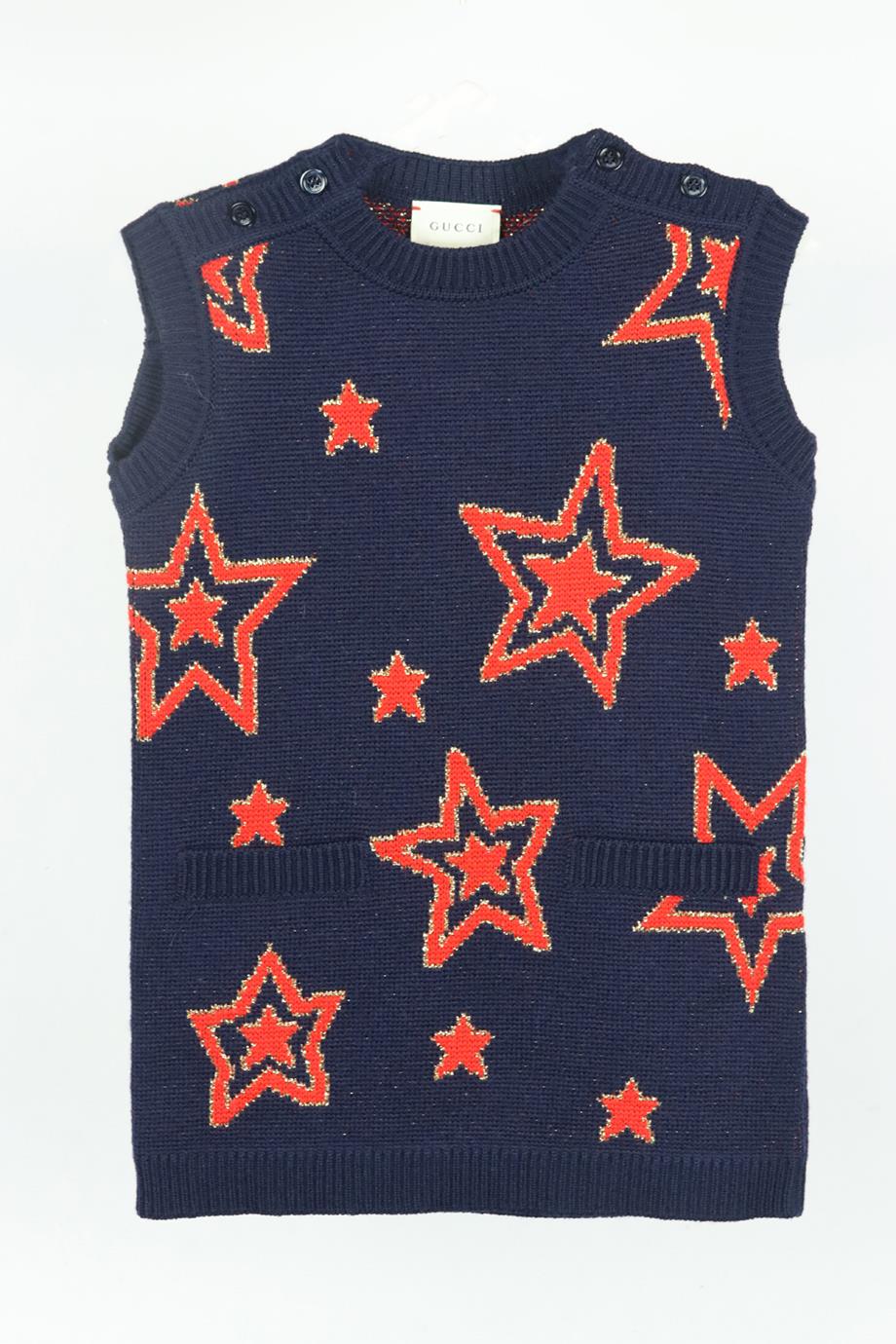 GUCCI KIDS GIRLS KNITTED DRESS 4 YEARS