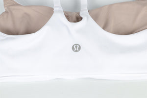 LULULEMON WHITE SPORTS BRA US 2 UK 6