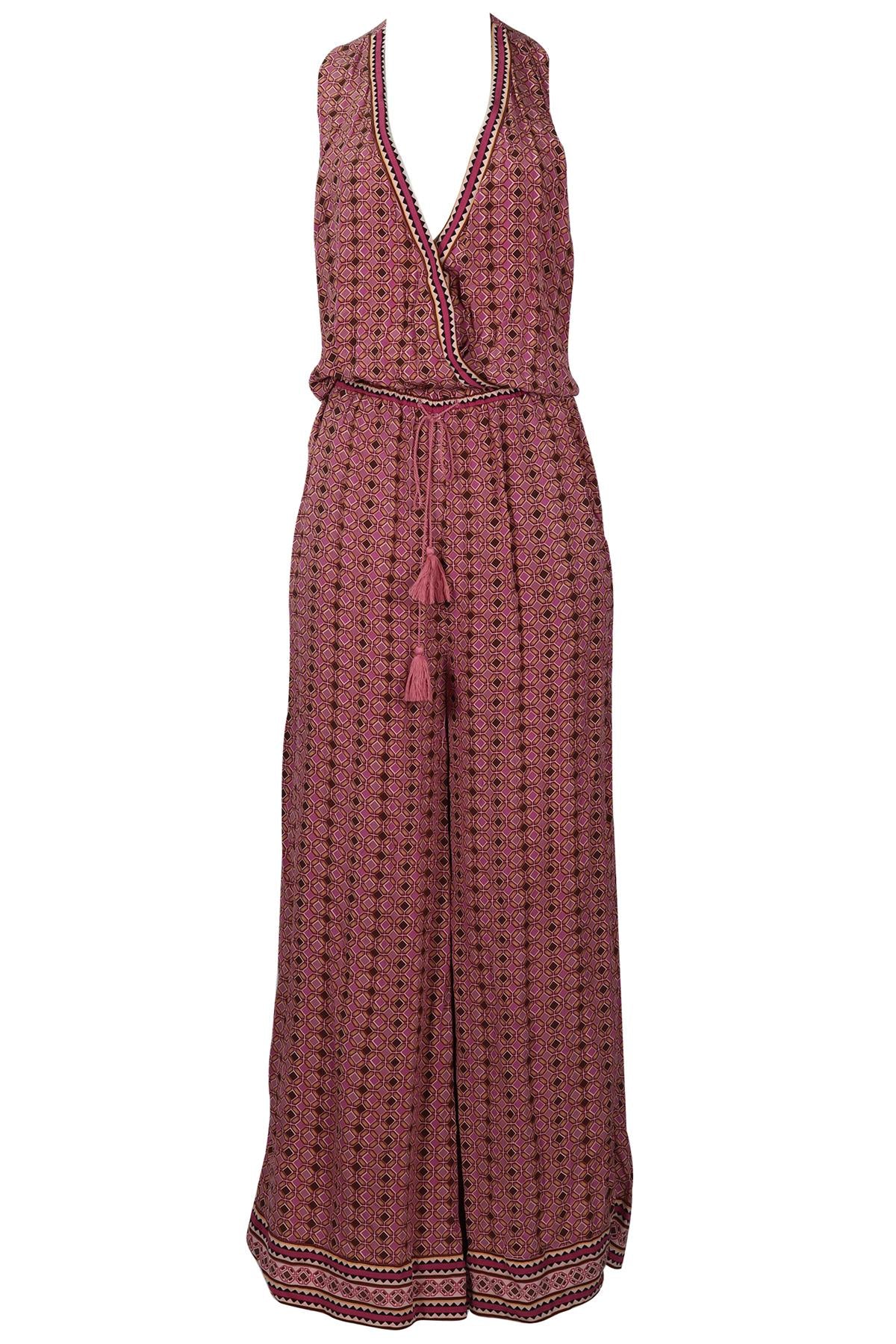 TALITHA SILK JUMPSUIT MEDIUM