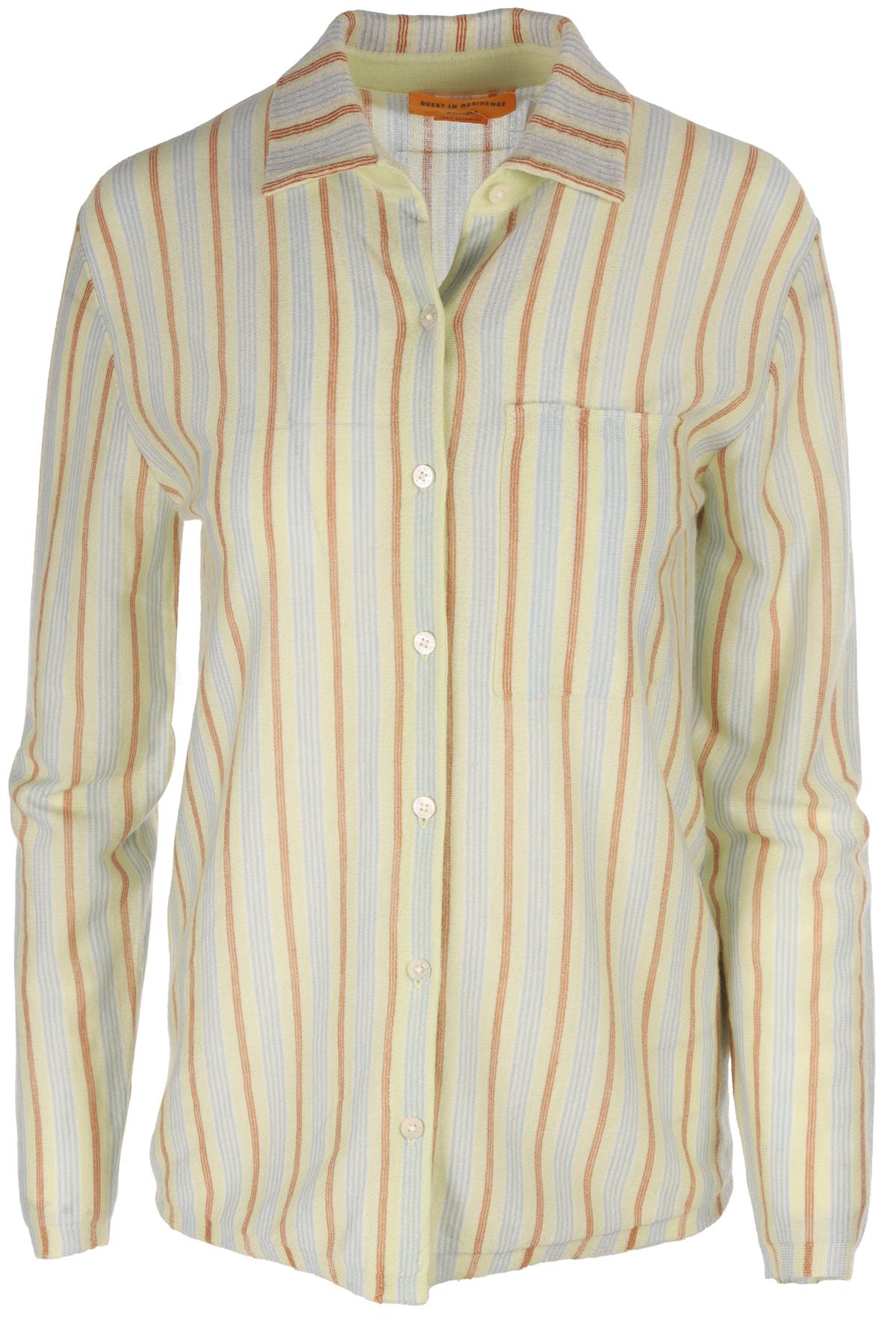 GUEST IN RESIDENCE GREEN CASHMERE SHIRT XSMALL
