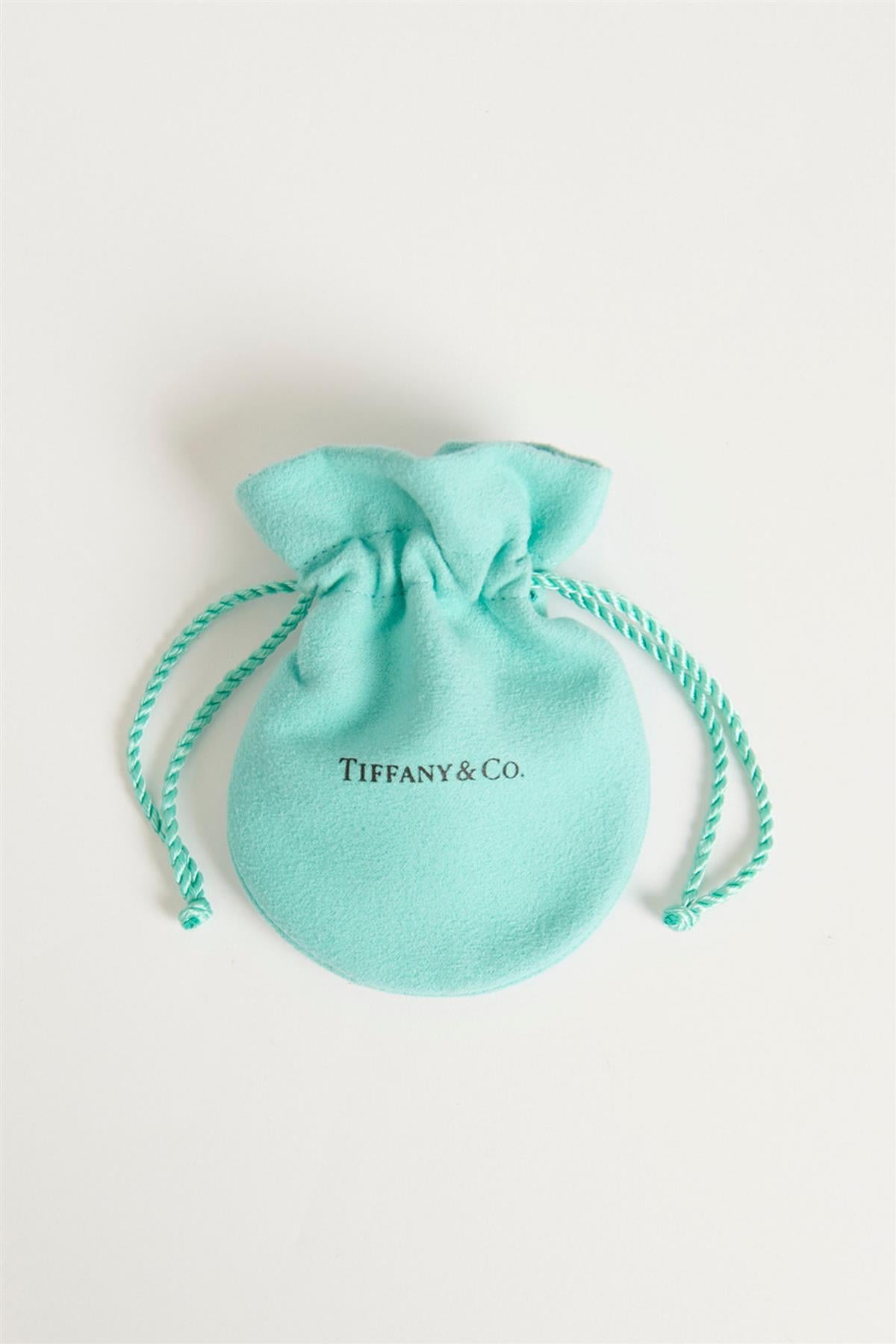TIFFANY & CO. T SMILE LARGE 18K ROSE GOLD AND DIAMOND NECKLACE