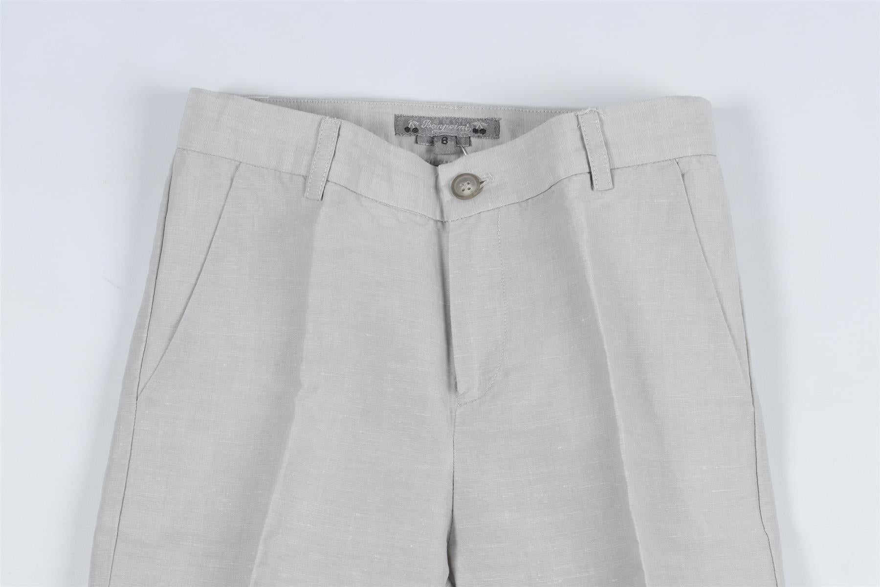BONPOINT GREY KIDS BOYS PANTS 8 YEARS