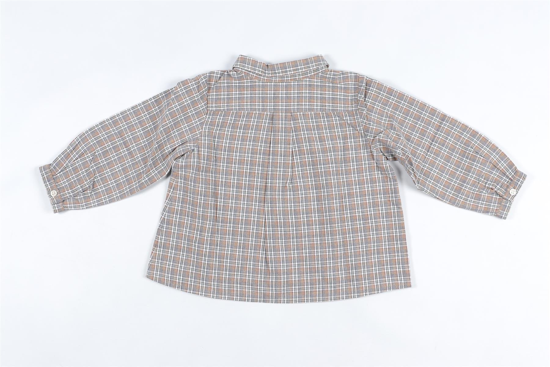 BONPOINT BEIGE BABY BOYS SHIRT 18 MONTHS
