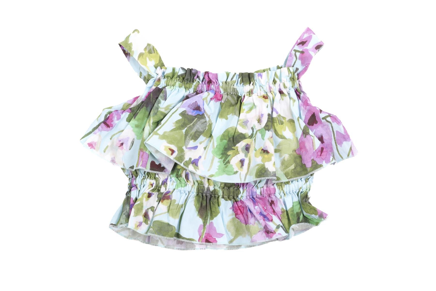 DOLCE & GABBANA MULTI BABY GIRLS TOP AND SKIRT SET 12-18 MONTHS