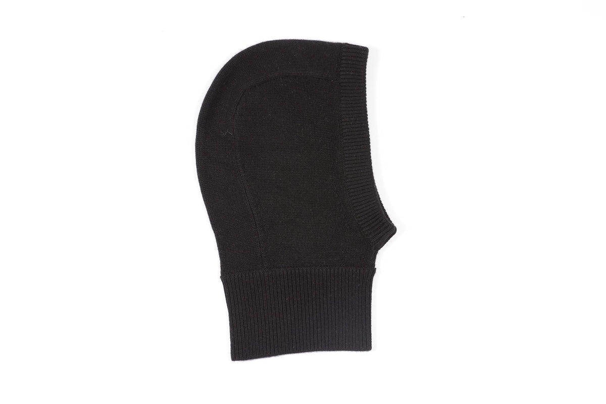RISE & FALL BLACK WOOL BALACLAVA ONE SIZE