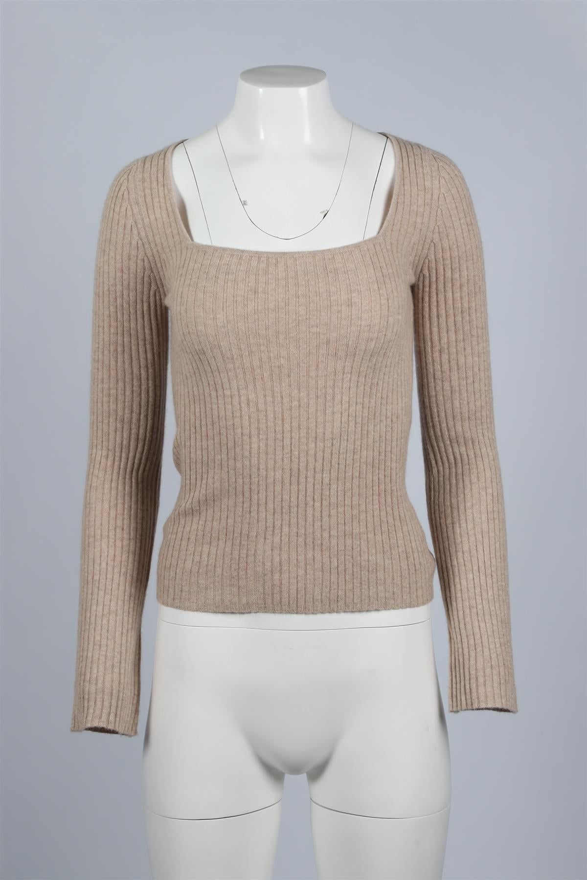 NAKED CASHMERE BEIGE CASHMERE TOP SMALL