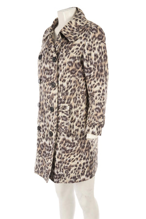 CHLOÉ BEIGE COTTON COAT LARGE