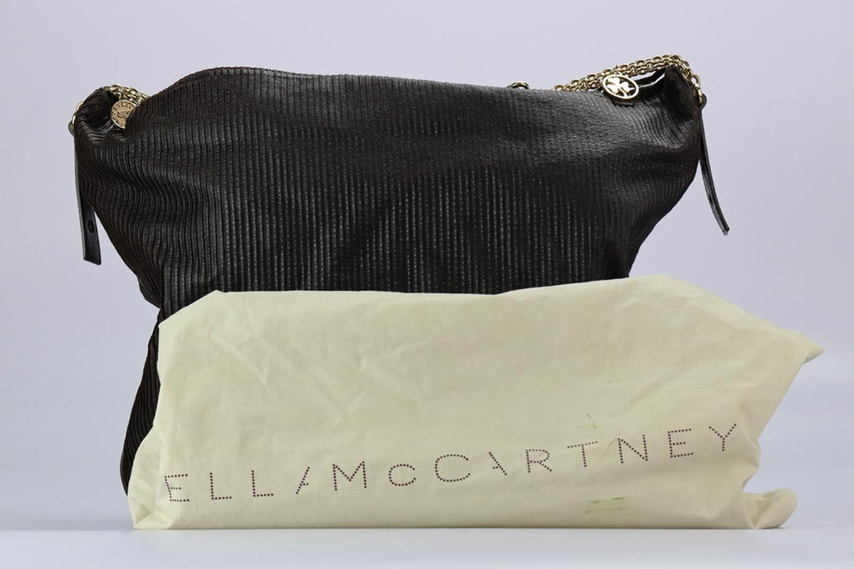 STELLA MCCARTNEY FAUX LEATHER SHOULDER BAG