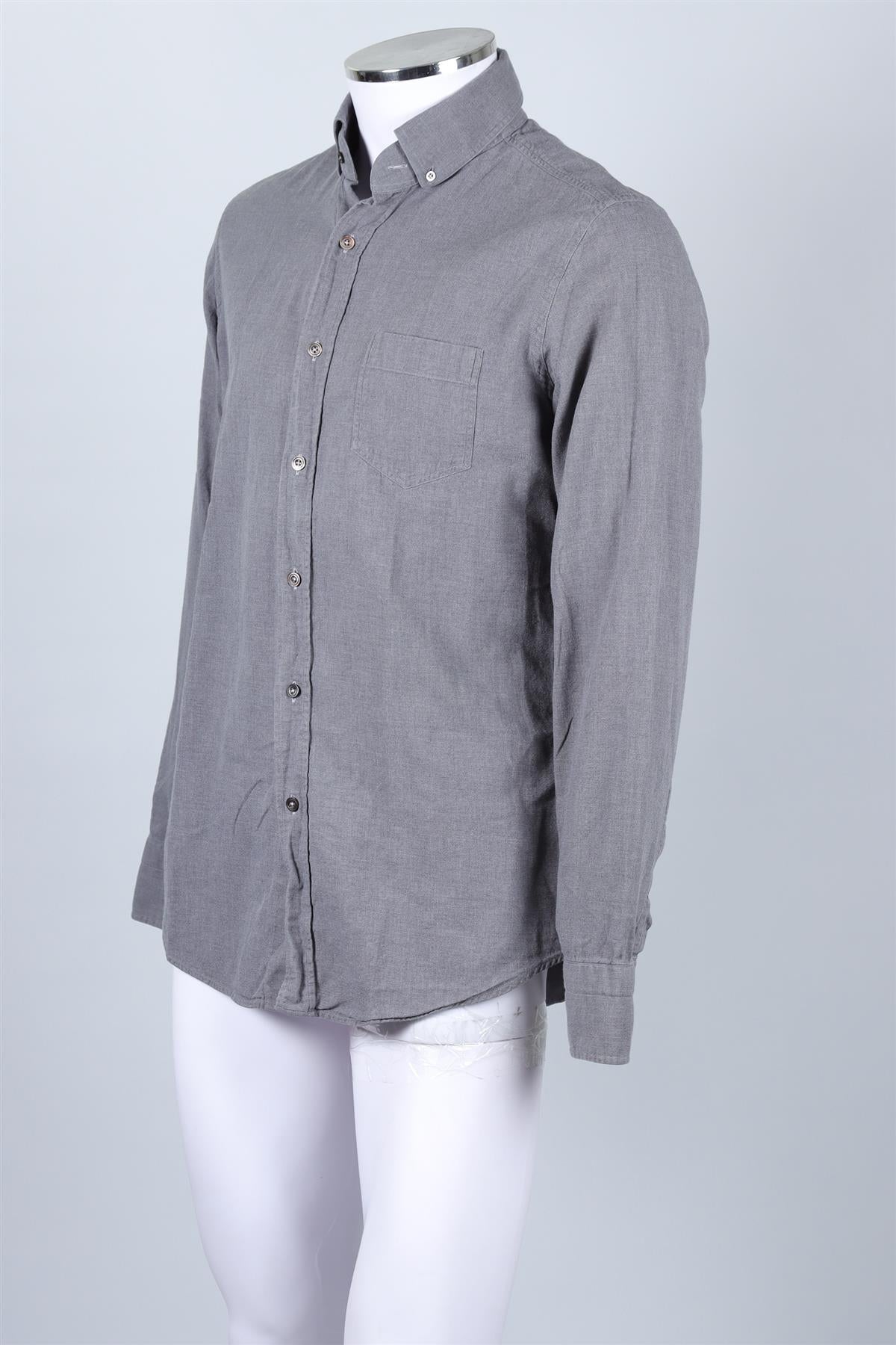 TOM FORD GREY MEN'S COTTON SHIRT UK/US CHEST 40