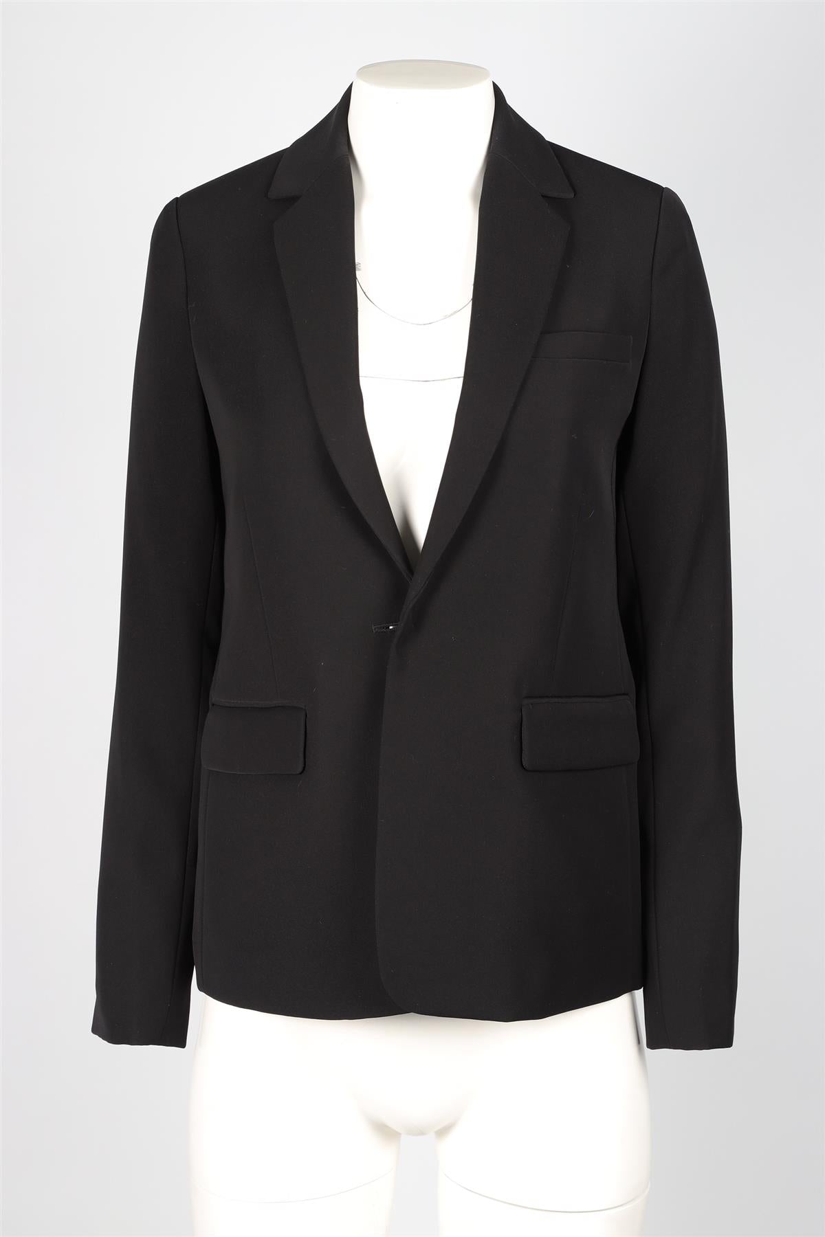 VINCE BLACK CREPE BLAZER US 6 UK 10