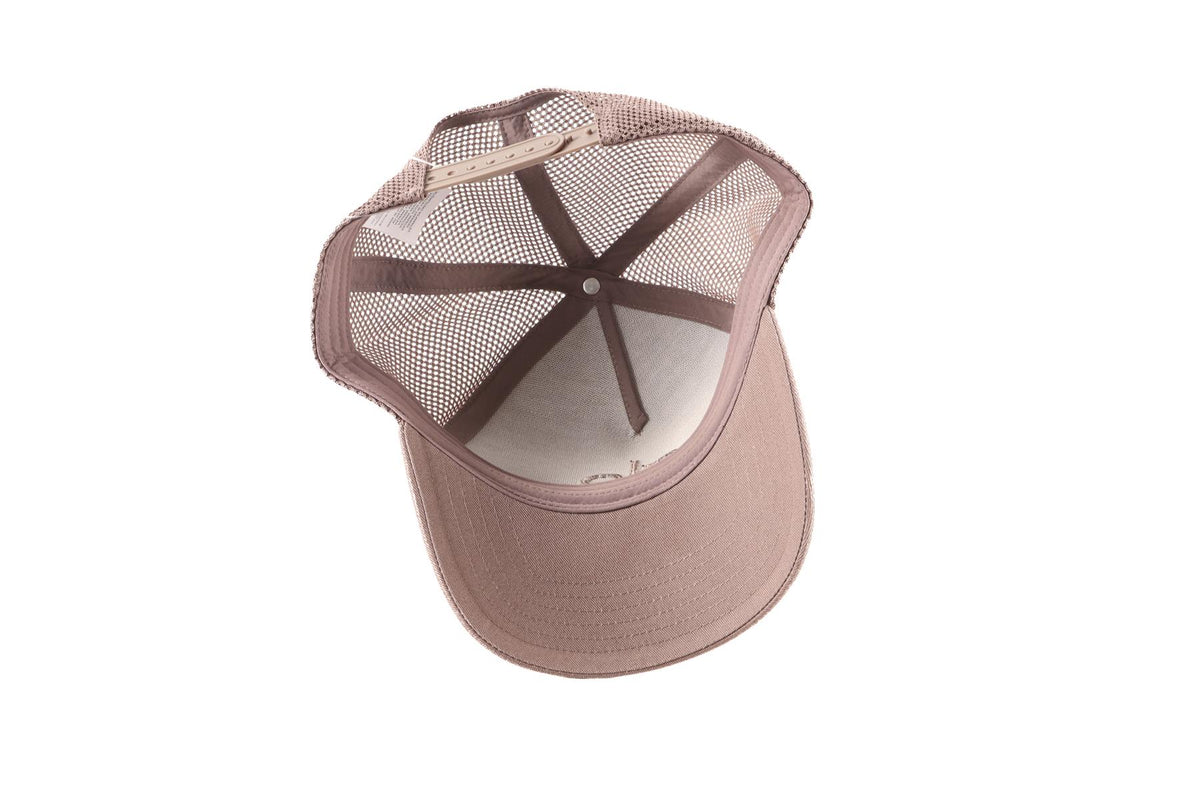 ALO BROWN COTTON CAP ONE SIZE