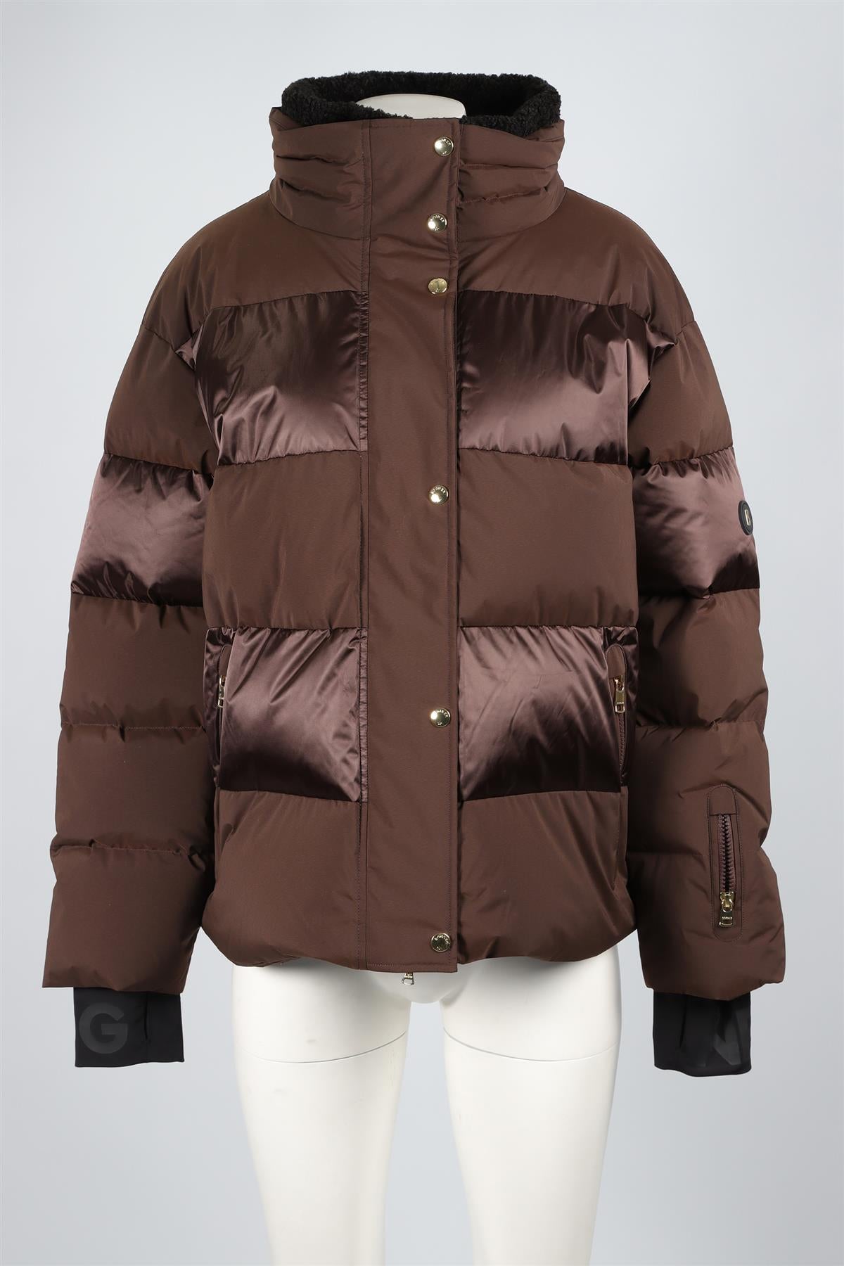 BOGNER BROWN PADDED DOWN JACKET EU 44 UK 18