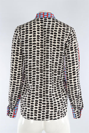 STELLA MCCARTNEY MULTI SILK SHIRT IT 36 UK 4