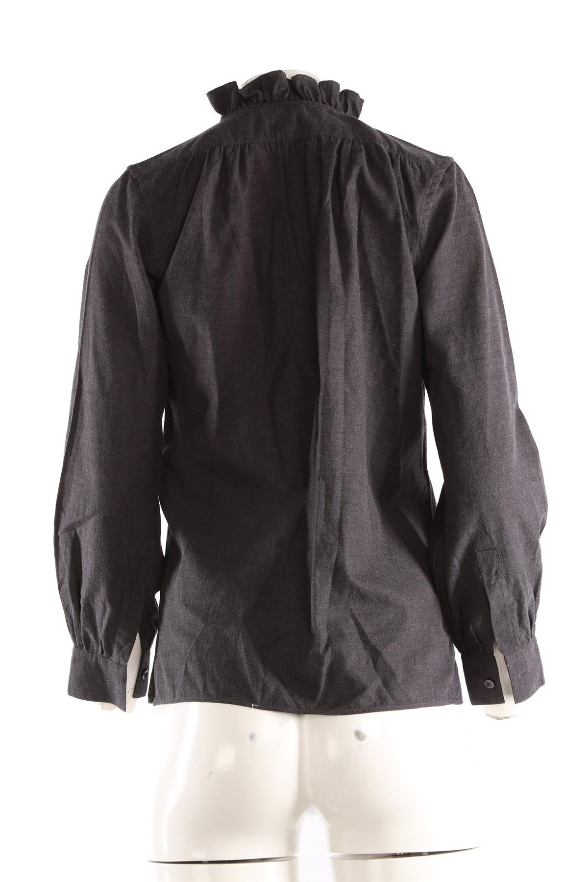 AIMÉ GREY COTTON SHIRT FR 34 UK 6