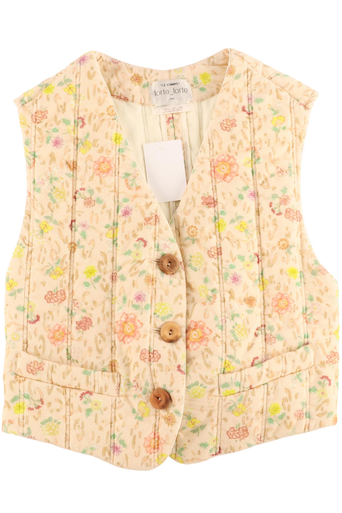 FORTE FORTE MULTI COTTON WAISTCOAT UK 6