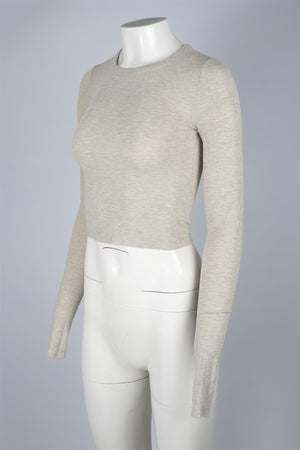ETERNE BEIGE COTTON TOP XSMALL