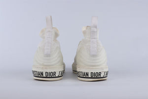CHRISTIAN DIOR WHITE WALK'N'DIOR KNIT SNEAKERS EU 41 UK 8 US 11