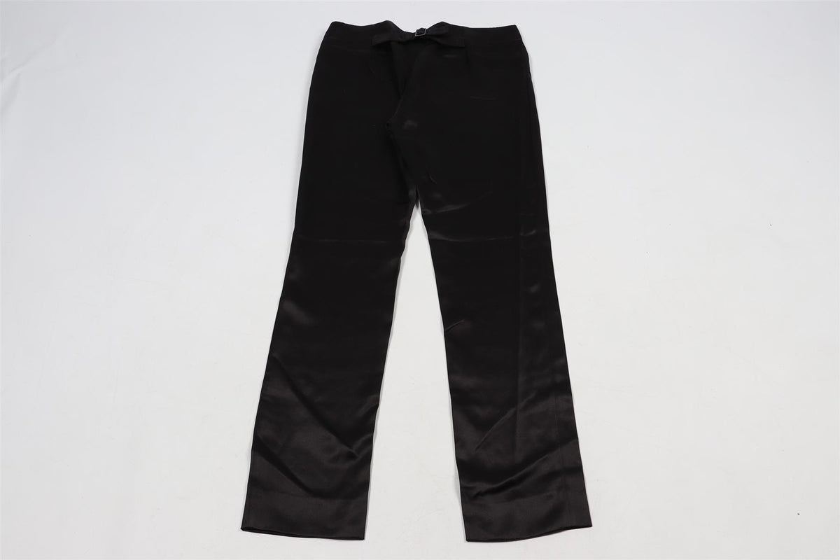 GUCCI VINTAGE SILK BLEND SKINNY PANTS IT 38 UK 6