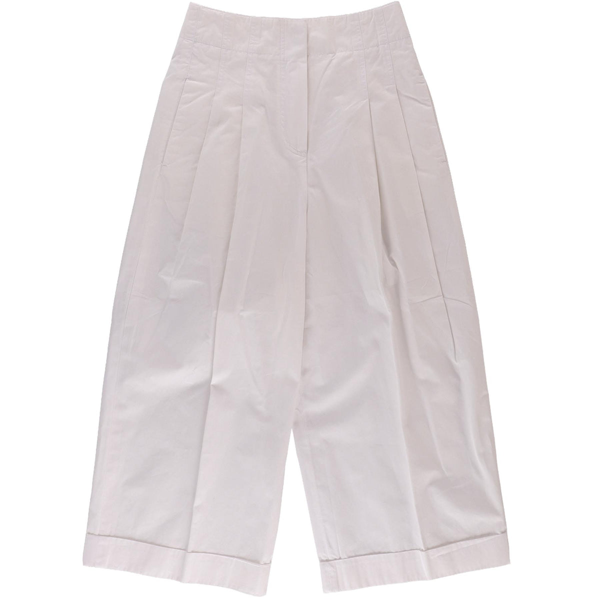 CELINE WHITE COTTON CULOTTES FR 36 UK 8