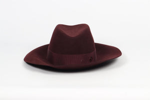 MAISON MICHEL FELT FEDORA LARGE