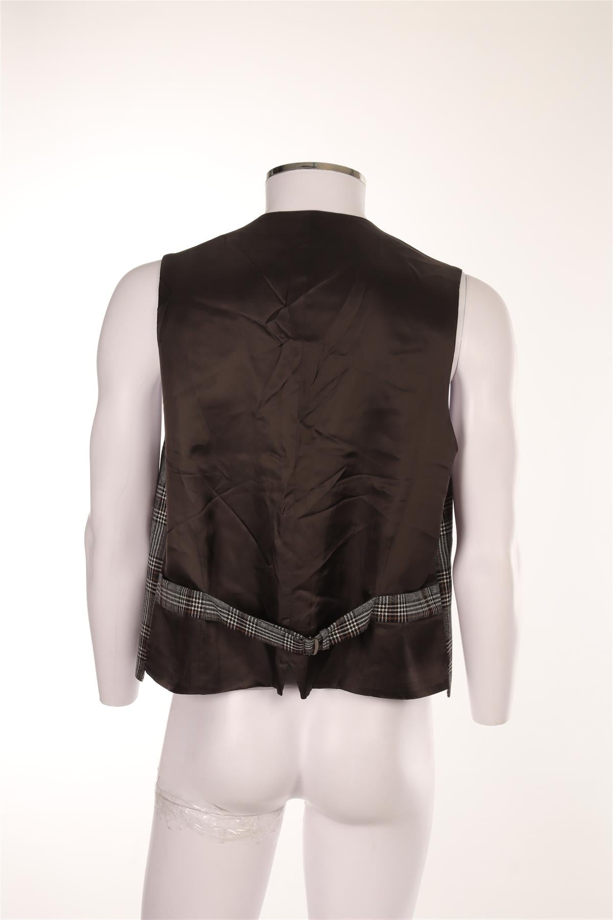 GUCCI GREY MEN'S WOOL WAISTCOAT IT 52 UK/US CHEST 42