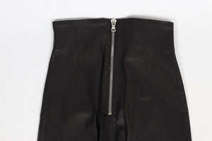 SABLYN BLACK LEATHER LEGGINGS LARGE