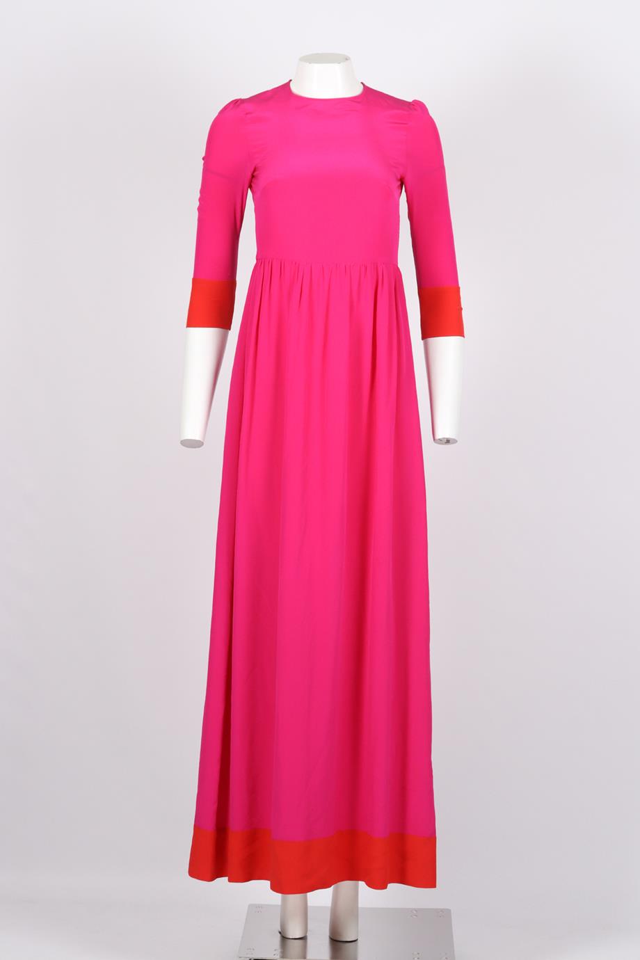 CELESTE PISENTI SILK MAXI DRESS IT 40 UK 8