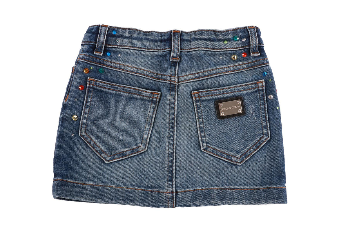 DOLCE & GABBANA BLUE KIDS GIRLS SKIRT 2 YEARS