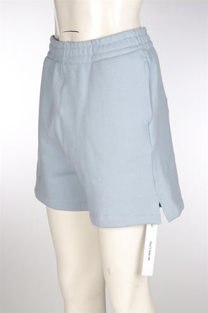 REFORMATION BLUE COTTON SHORTS LARGE