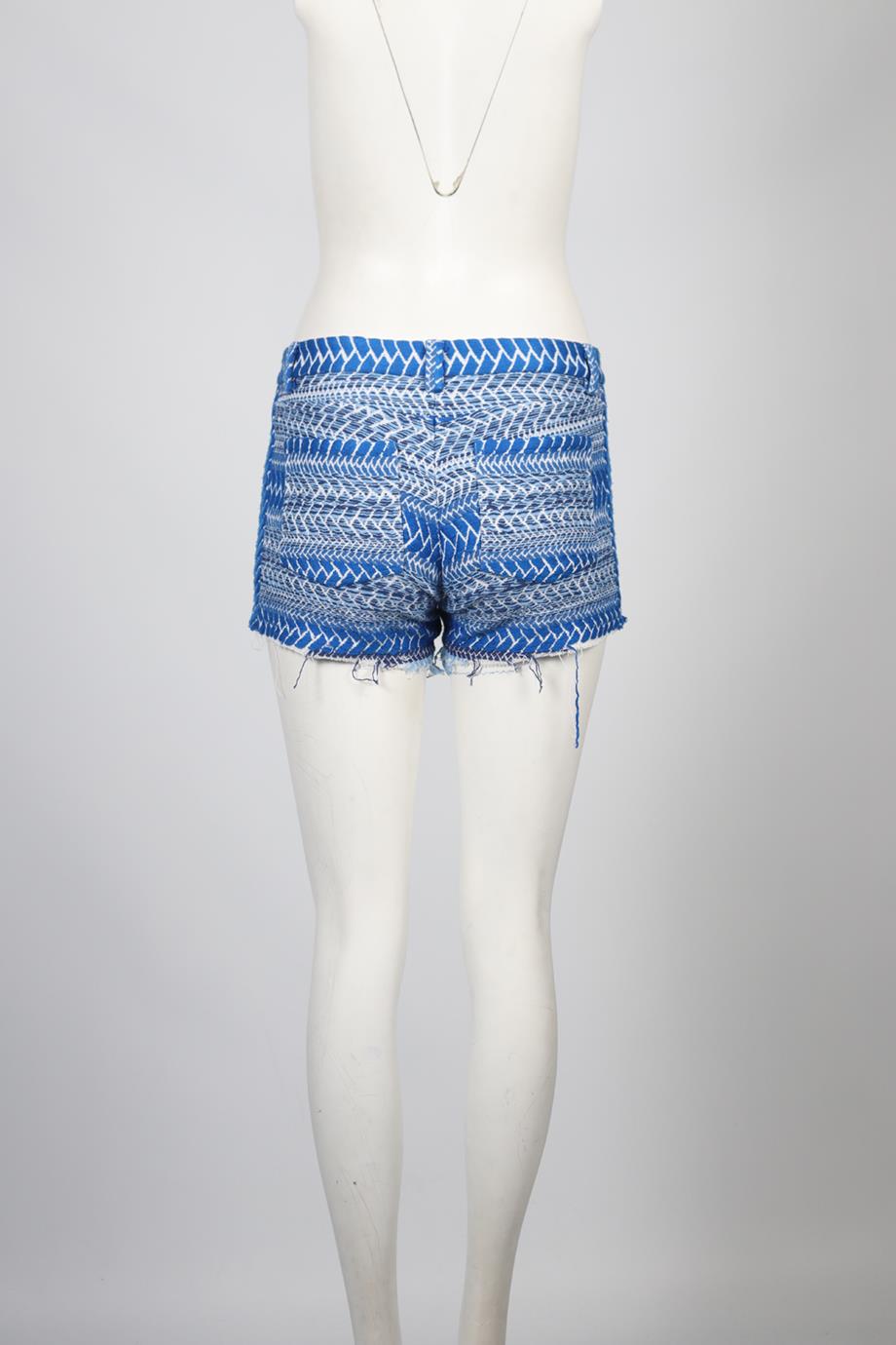 IRO TWEED COTTON BLEND SHORTS FR 36 UK 8