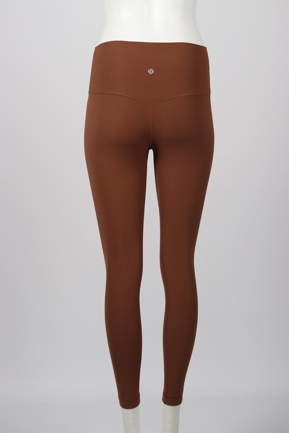LULULEMON RIBBED JERSEY LEGGINGS US 6 UK 10