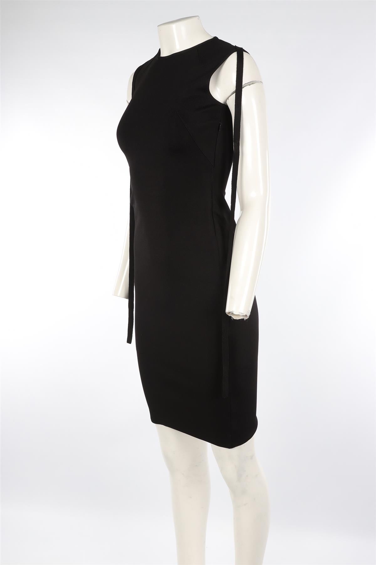 GIVENCHY BLACK KNIT DRESS XSMALL