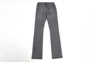 FRAME GREY HIGH RISE STRAIGHT LEG JEANS W28 UK 10