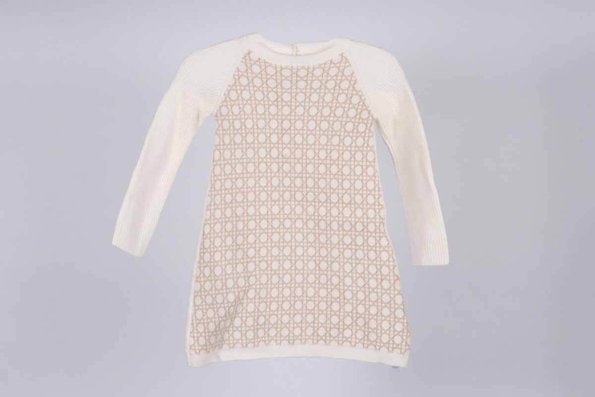 CHRISTIAN DIOR BABY GIRLS WOOL BLEND DRESS 36 MONTHS
