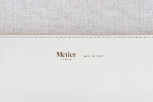 MÉTIER CREAM INCOGNITO SMALL LINEN TOTE BAG