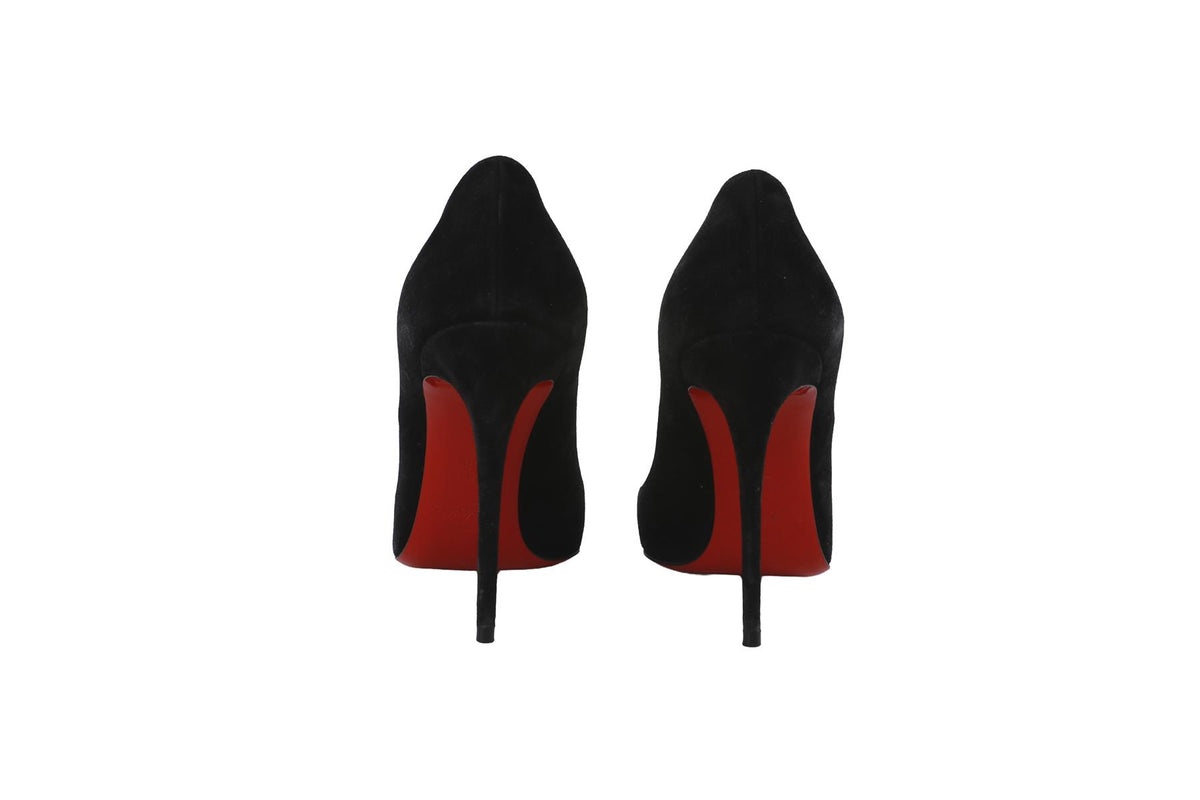 BLACK SUEDE PUMPS