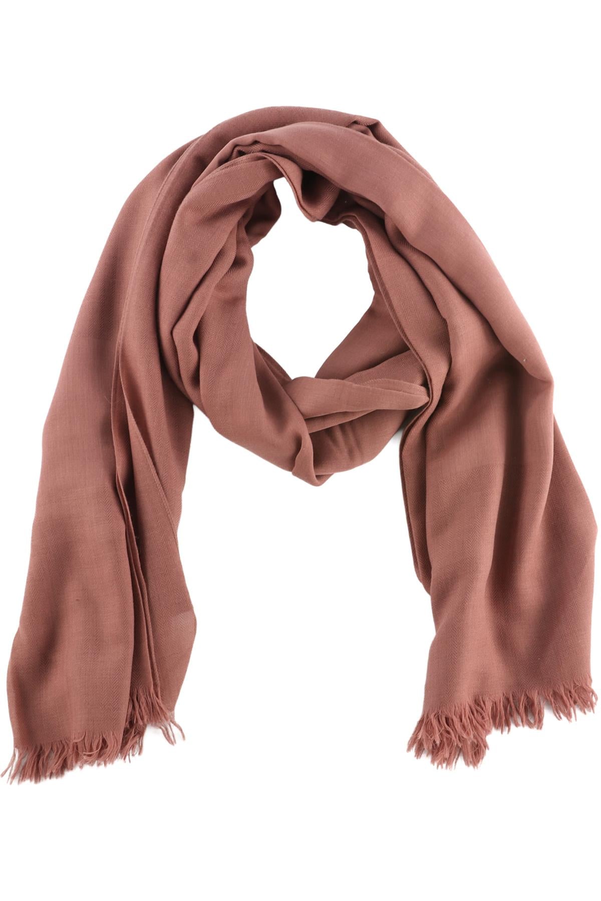 HERMÈS PINK CASHMERE SCARF