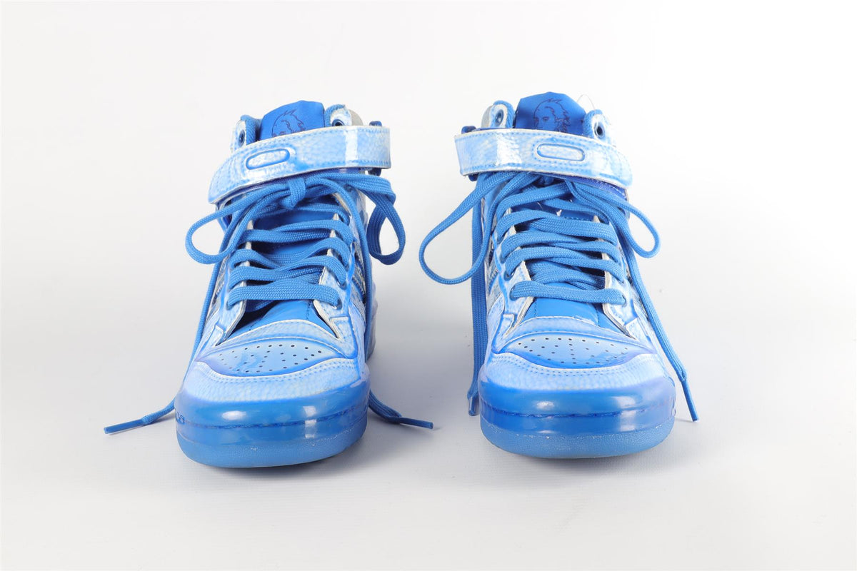 ADIDAS + JEREMY SCOTT FORUM DIPPED BLUE SNEAKERS EU 37 ⅓, UK 4.5, US 5