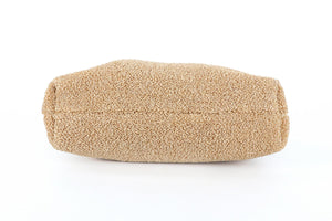 THE ROW BEIGE MIRA RAFFIA CLUTCH