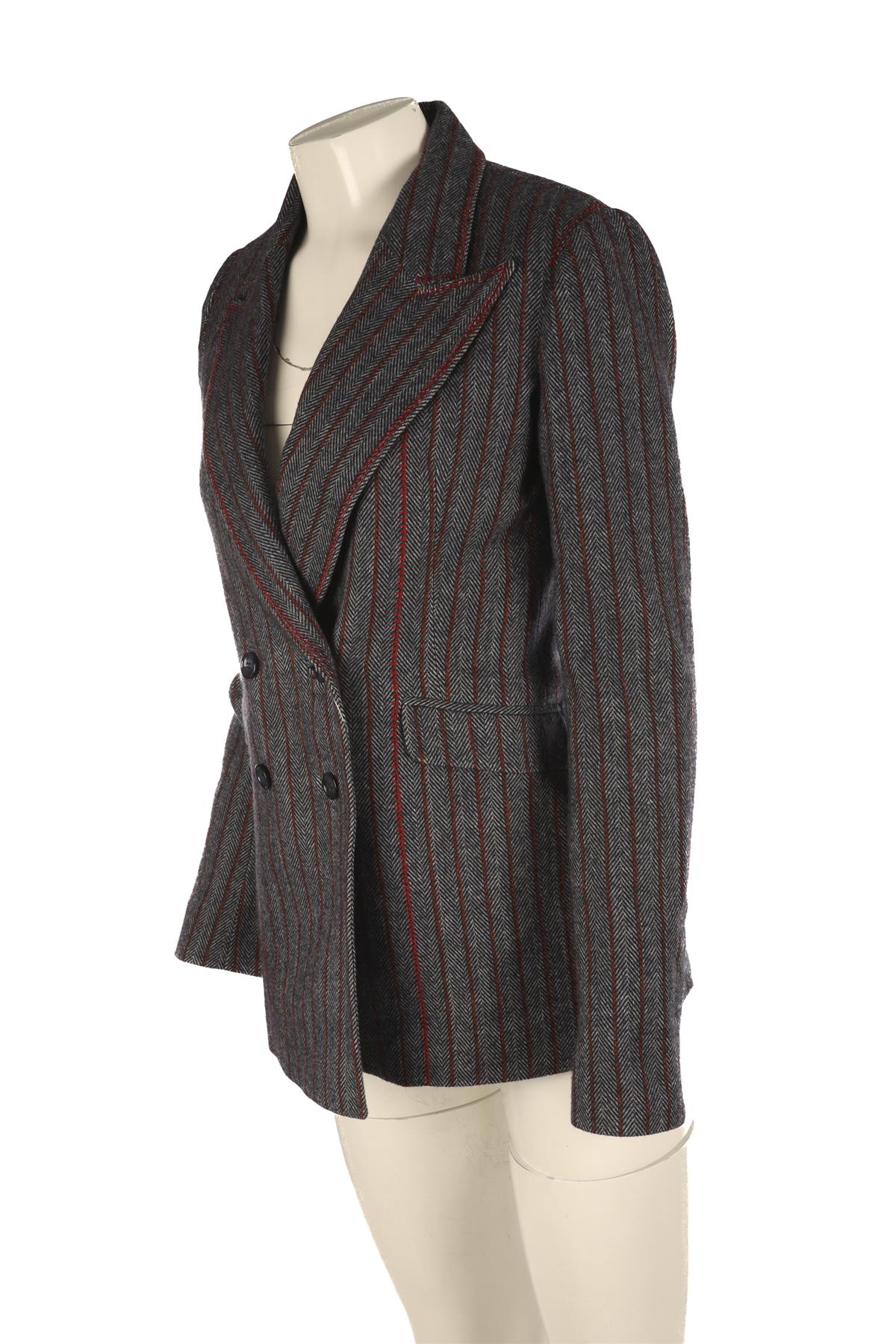 GABRIELA HEARST BLUE WOOL BLAZER IT 38 UK 6