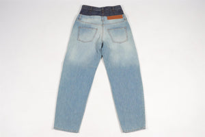 LOEWE BLUE HIGH RISE TAPERED JEANS FR 38 UK 10