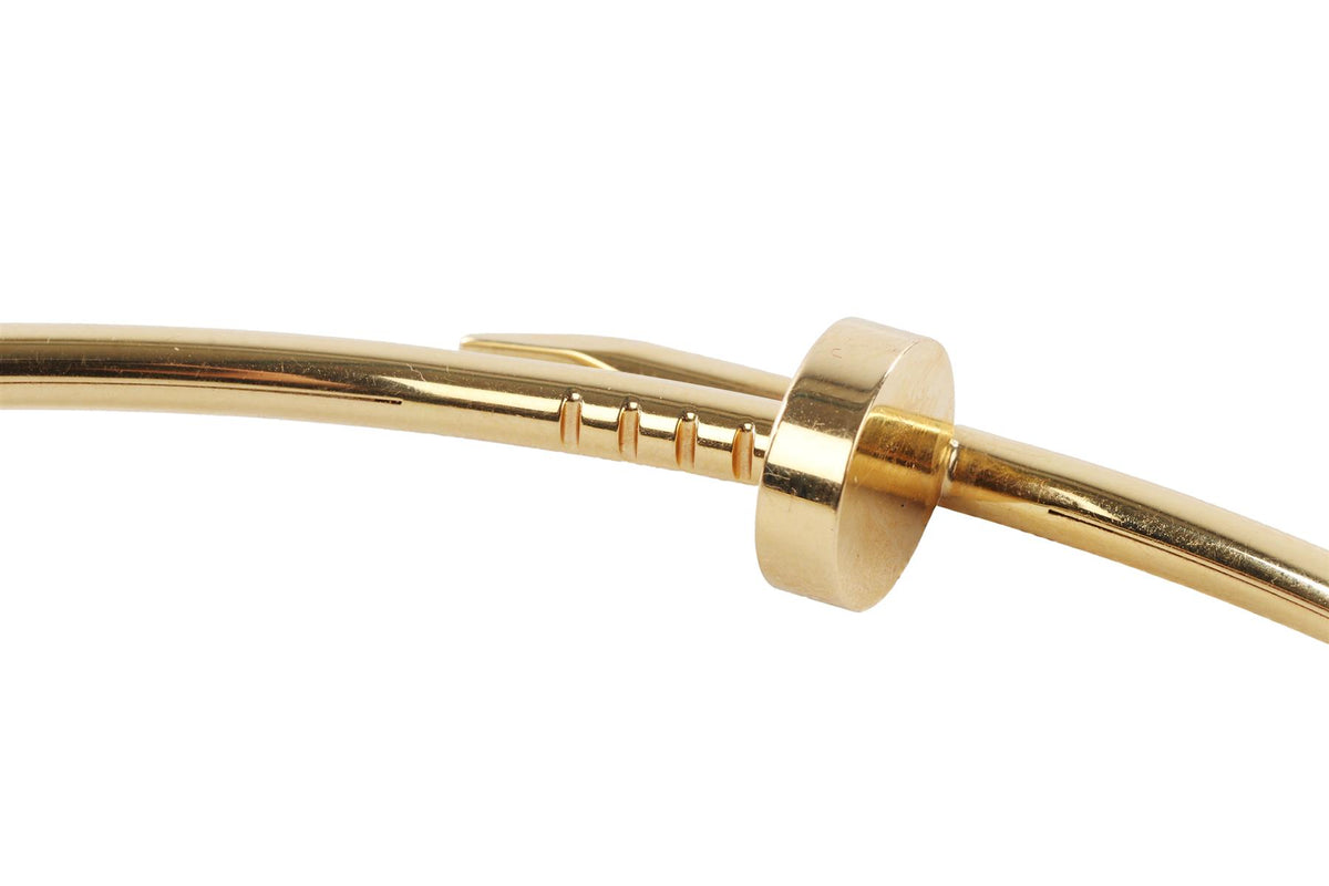 CARTIER GOLD JUSTE UN CLOU SMALL YELLOW GOLD NECKLACE 29 CM