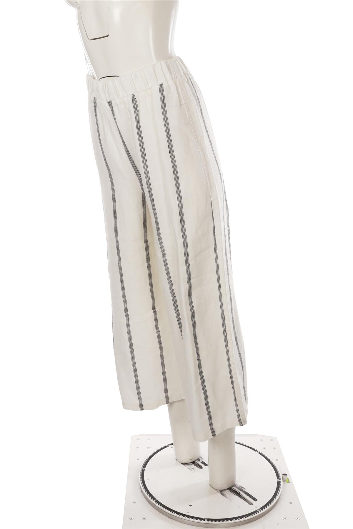 WHITE LINEN TROUSERS