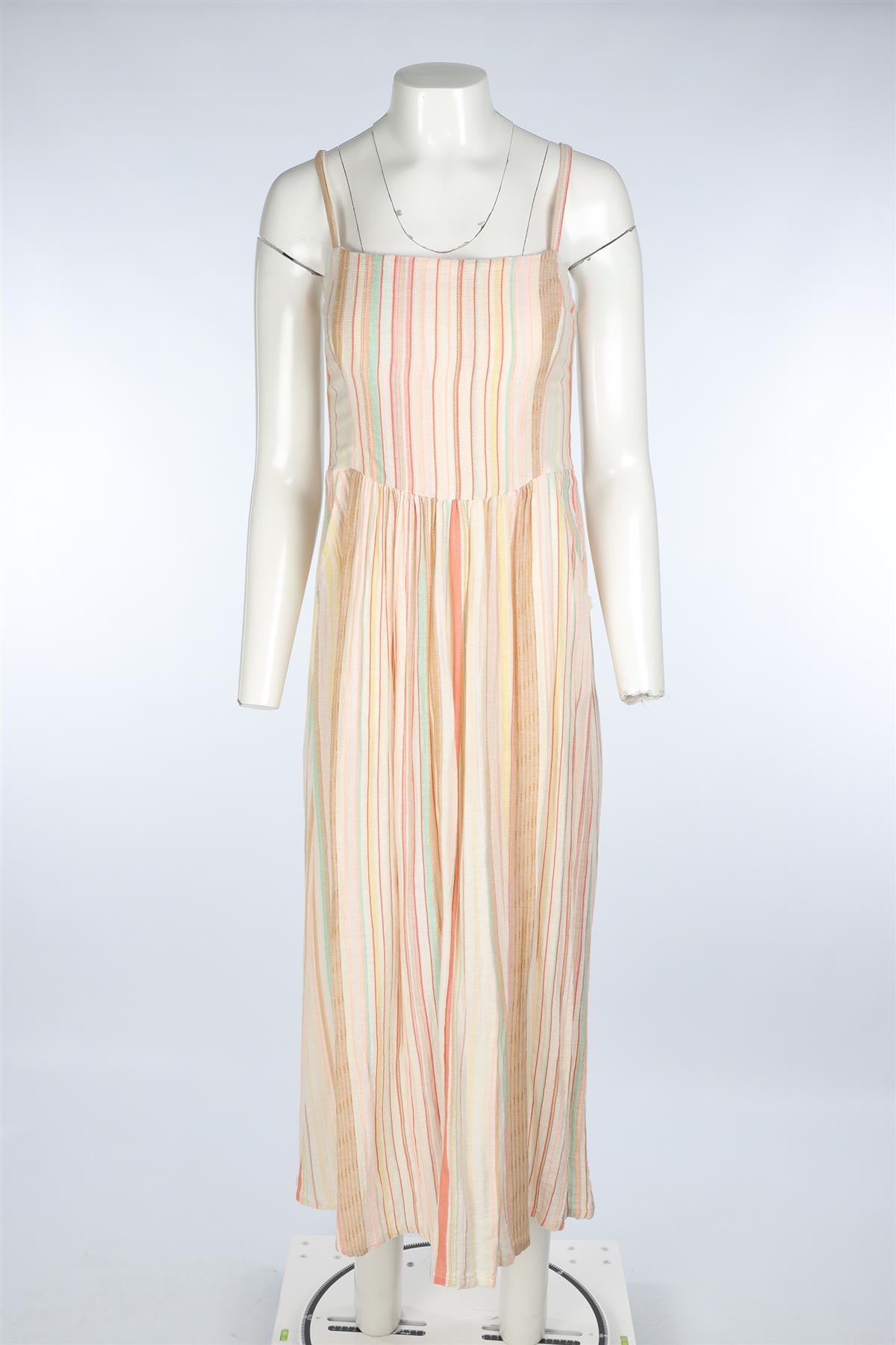 ACE & JIG MULTI COTTON MAXI DRESS SMALL