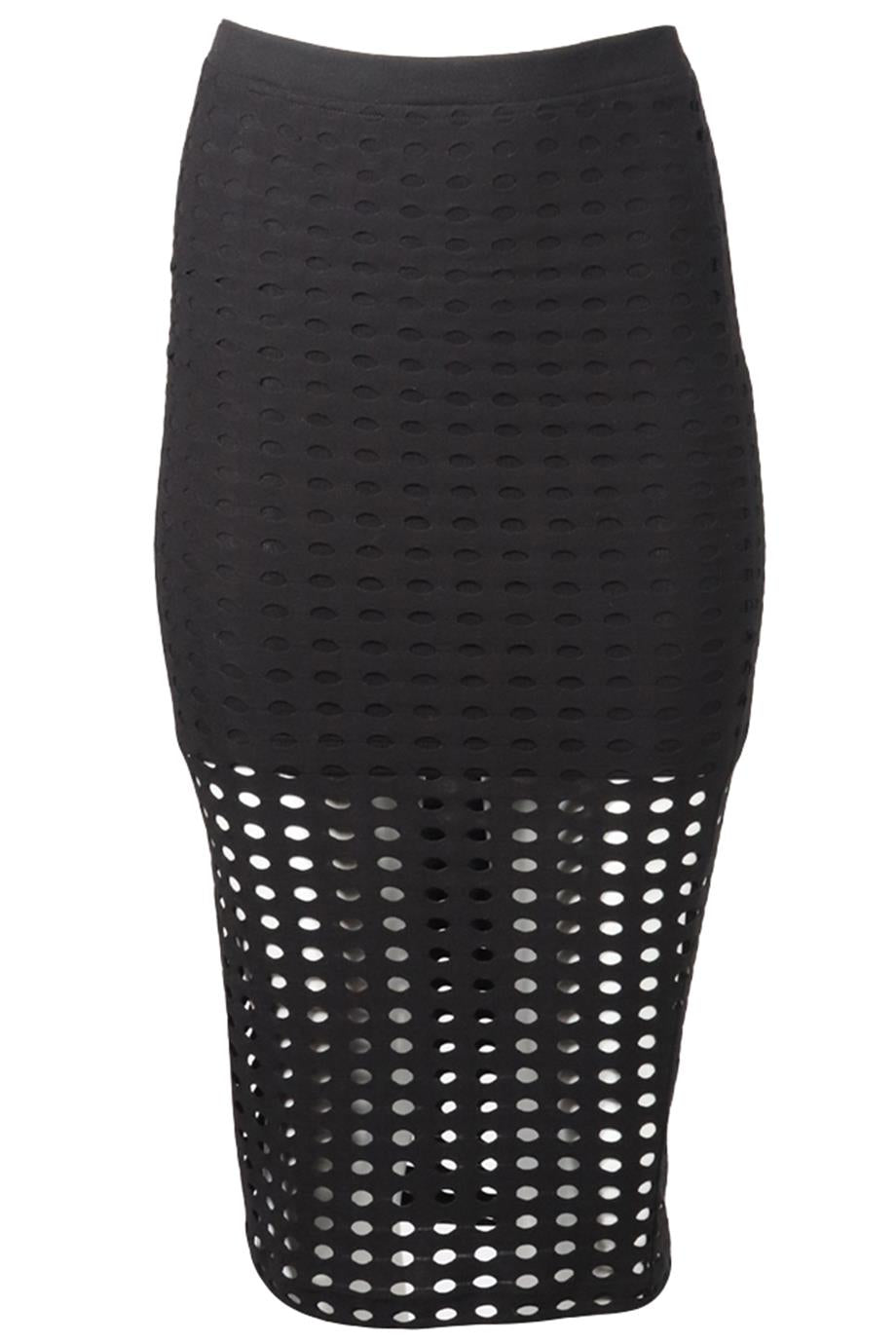 T BY ALEXANDER WANG JERSEY MIDI SKIRT XSMALL