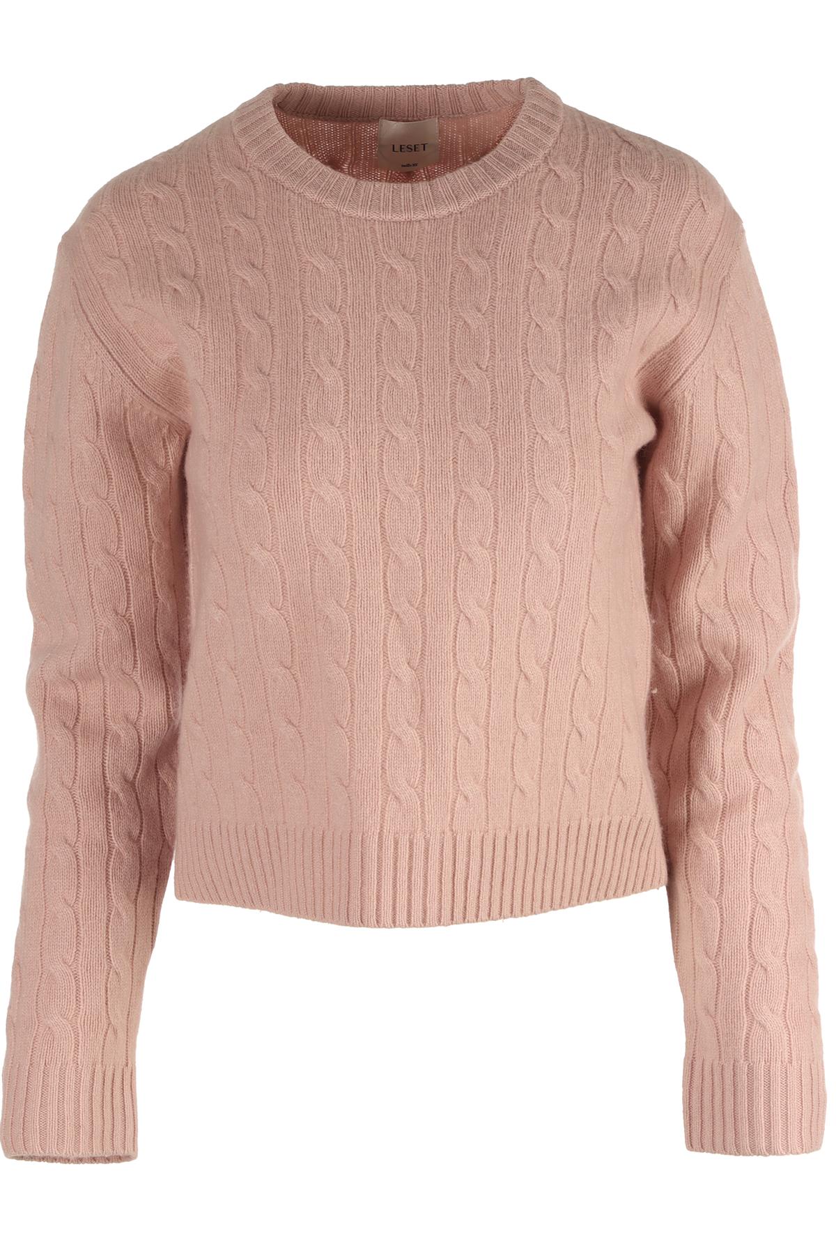 LESET PINK WOOL SWEATER XSMALL