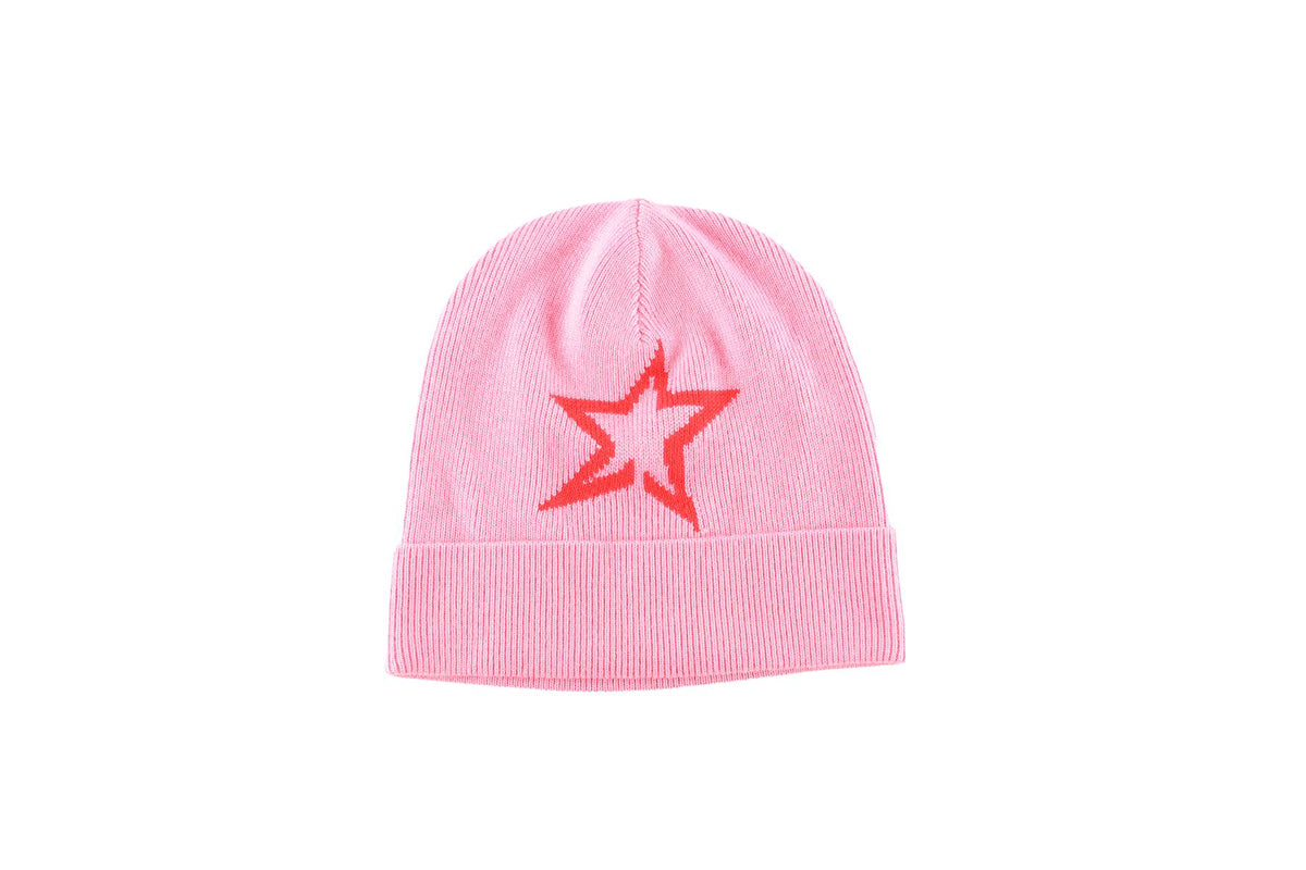 PERFECT MOMENT PINK WOOL BEANIE ONE SIZE